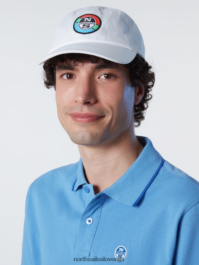 moški North Sails bela baseball kapa z napisom dodatki ZBDXNV453