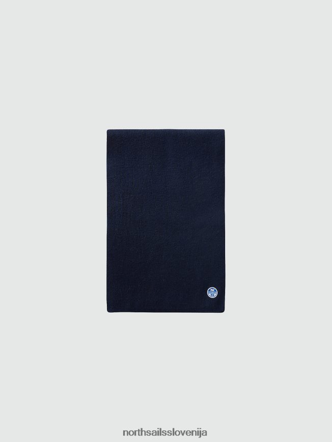 moški North Sails mornarsko modra rebrast šal dodatki ZBDXNV971