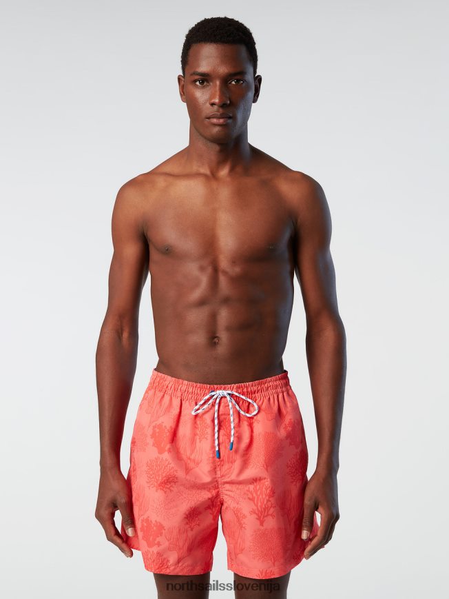 moški North Sails kombinacija 68 kratke kopalne hlače z zaključkom iz kože breskve oblačila za plažo ZBDXNV375