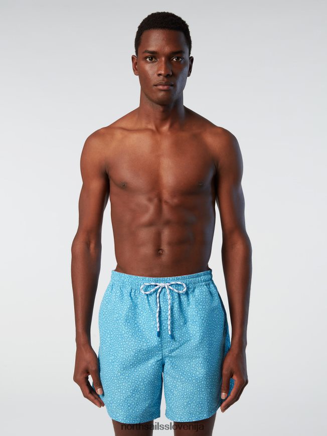 moški North Sails kombinacija 76 kratke kopalne hlače z zaključkom iz kože breskve oblačila za plažo ZBDXNV377