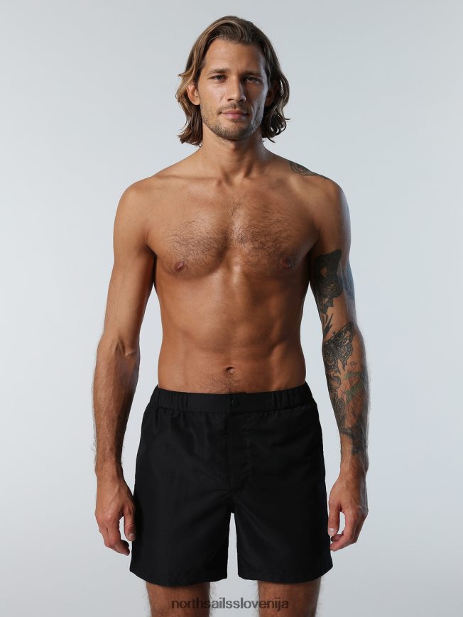 moški North Sails Črna kopalne kratke hlače s krojem oblačila za plažo ZBDXNV405
