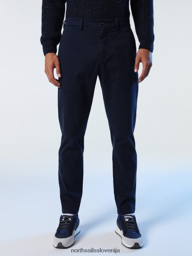 moški North Sails mornarsko modra oprijeti chinos hlače oblačila ZBDXNV800