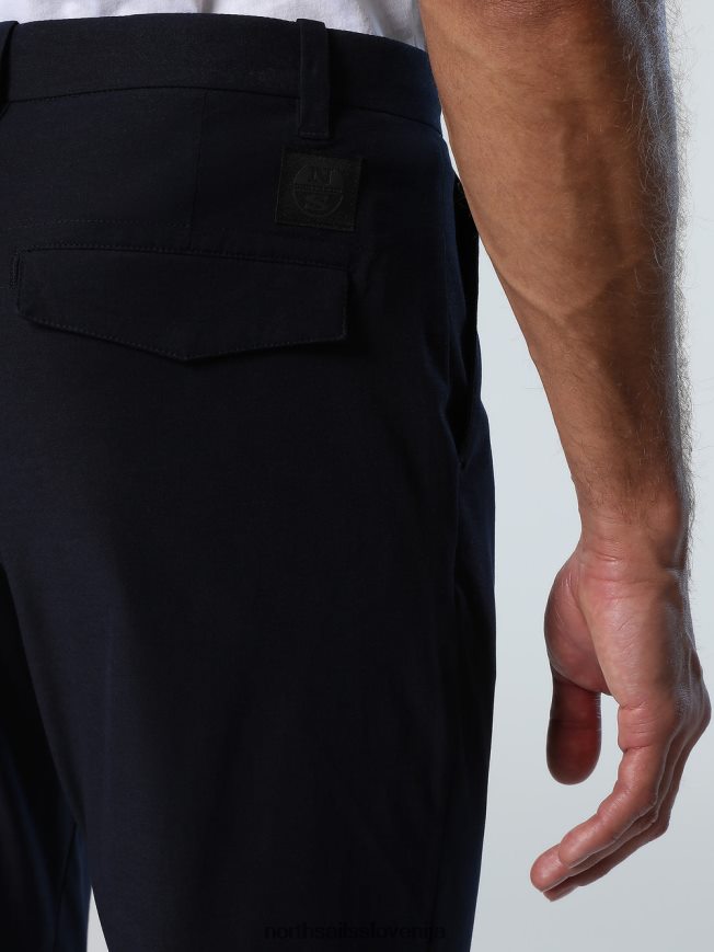 moški North Sails mornarsko modra udobne chinos hlače oblačila ZBDXNV314