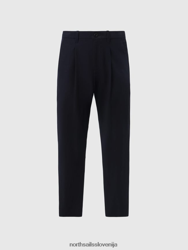moški North Sails mornarsko modra udobne chinos hlače oblačila ZBDXNV314