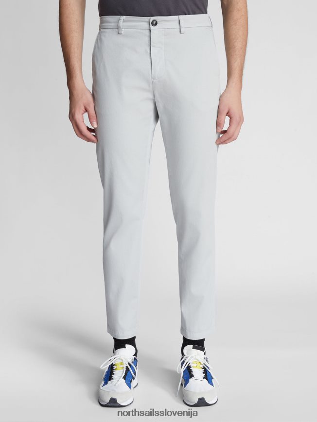 moški North Sails sivo vijolična oprijeti chinos chinos defender 1895 oblačila ZBDXNV1175