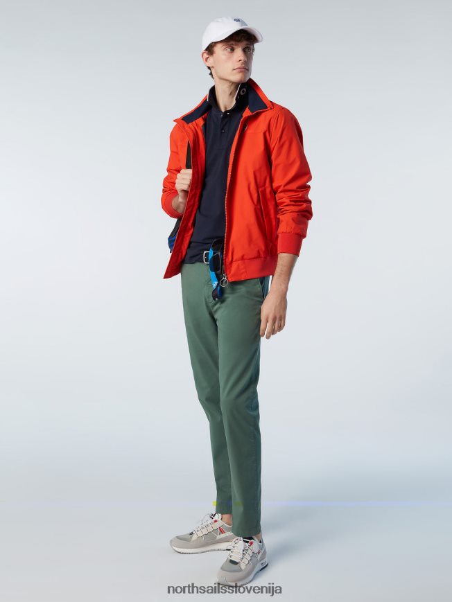 moški North Sails vojaško zelena chinos iz gabardina defender oblačila ZBDXNV325