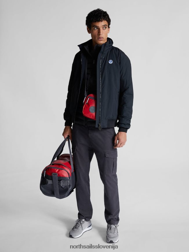 moški North Sails asfalt raztegljive hlače iz gabardina oblačila ZBDXNV1345