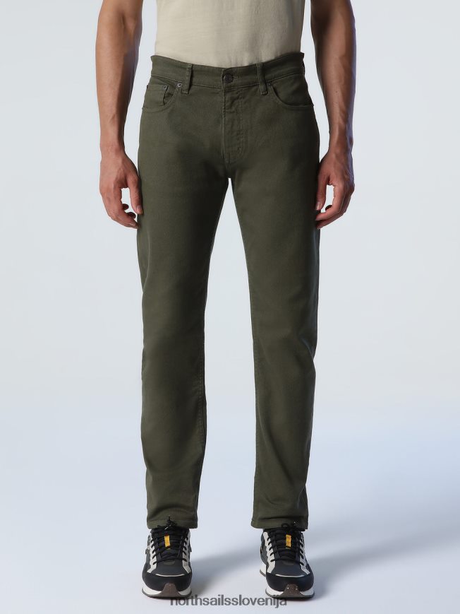 moški North Sails bršljan zelena kavbojke iz organskega denima oblačila ZBDXNV1061