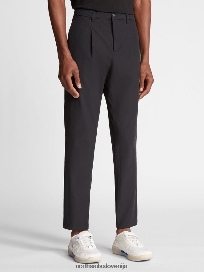 moški North Sails Črna hlače iz organskega bombaža oblačila ZBDXNV1041