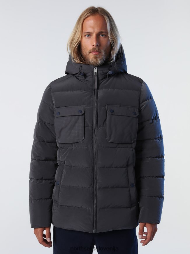 moški North Sails asfalt moffen jakna oblačila ZBDXNV851