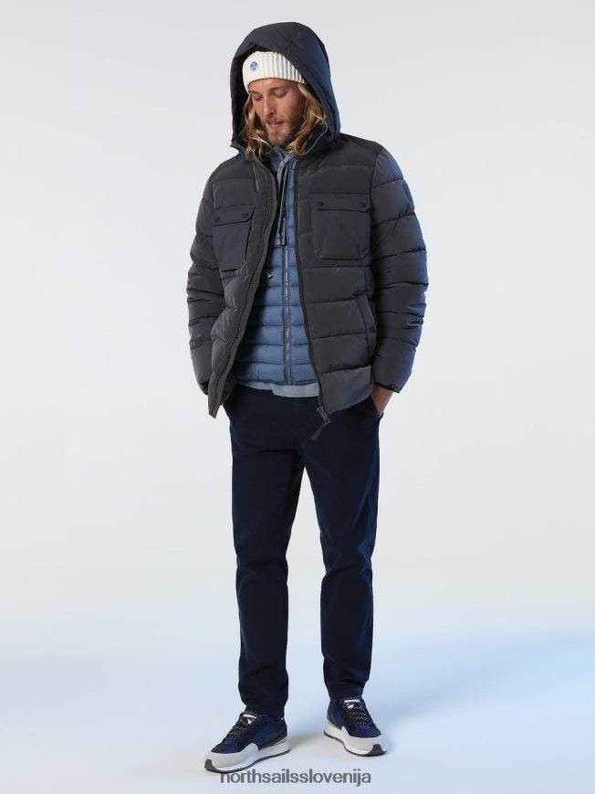 moški North Sails asfalt moffen jakna oblačila ZBDXNV851