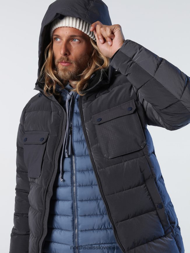 moški North Sails asfalt moffen jakna oblačila ZBDXNV851