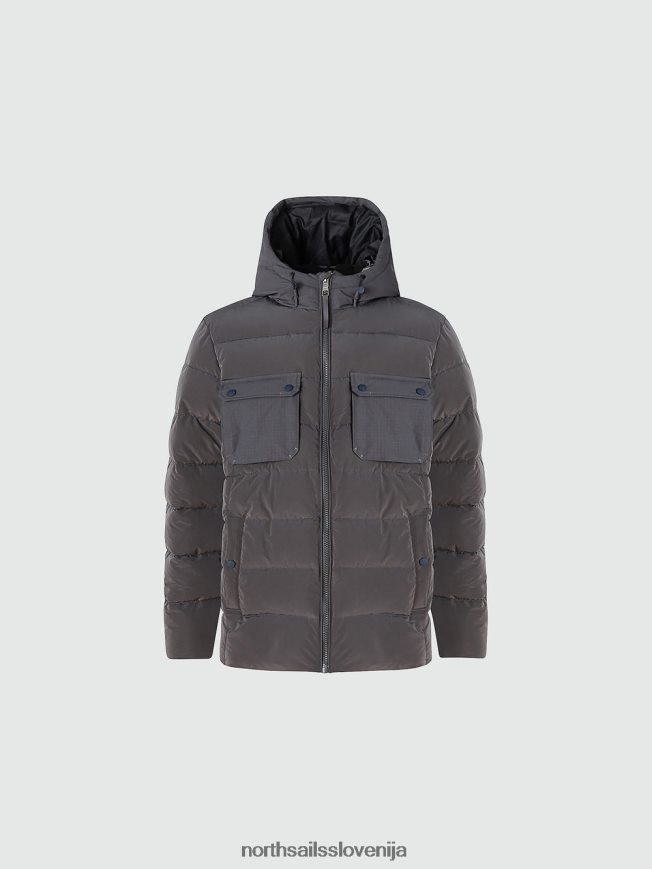 moški North Sails asfalt moffen jakna oblačila ZBDXNV851