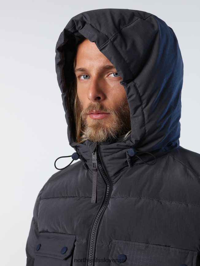 moški North Sails asfalt moffen jakna oblačila ZBDXNV851