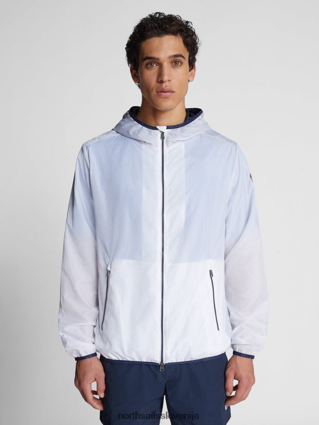 moški North Sails bela previjalna jakna oblačila ZBDXNV1095