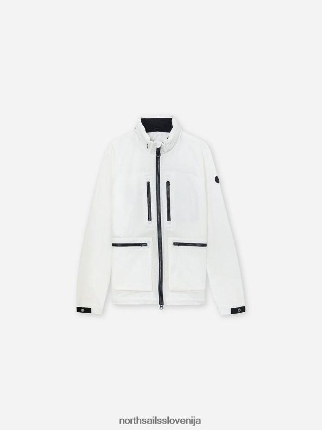 moški North Sails blanc mornarska jakna oblačila ZBDXNV1249