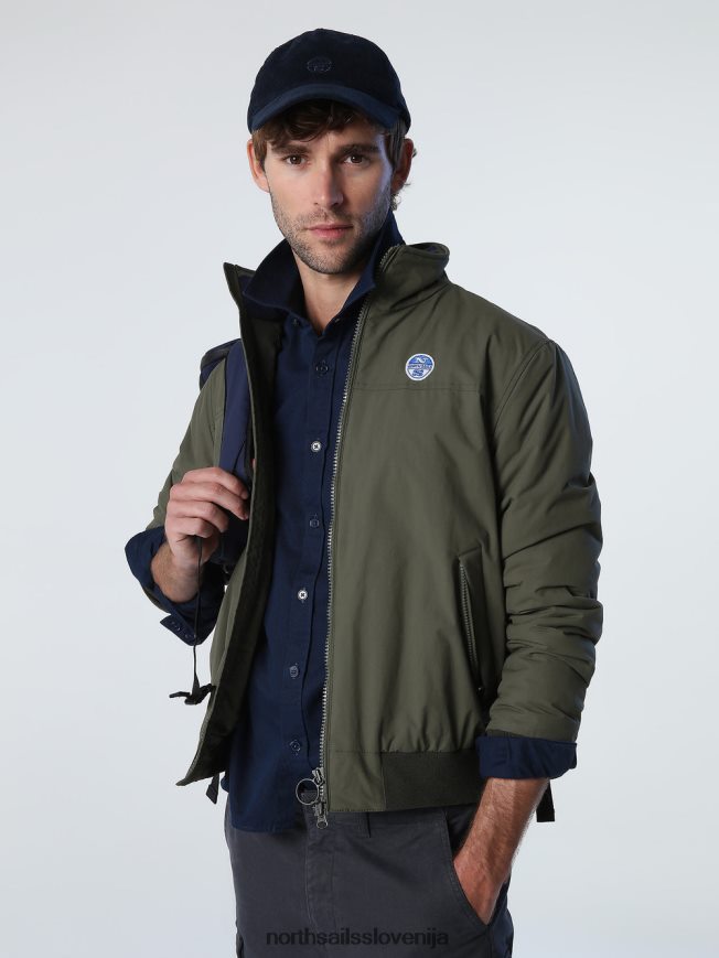 moški North Sails bršljan zelena original mornarska jakna oblačila ZBDXNV1
