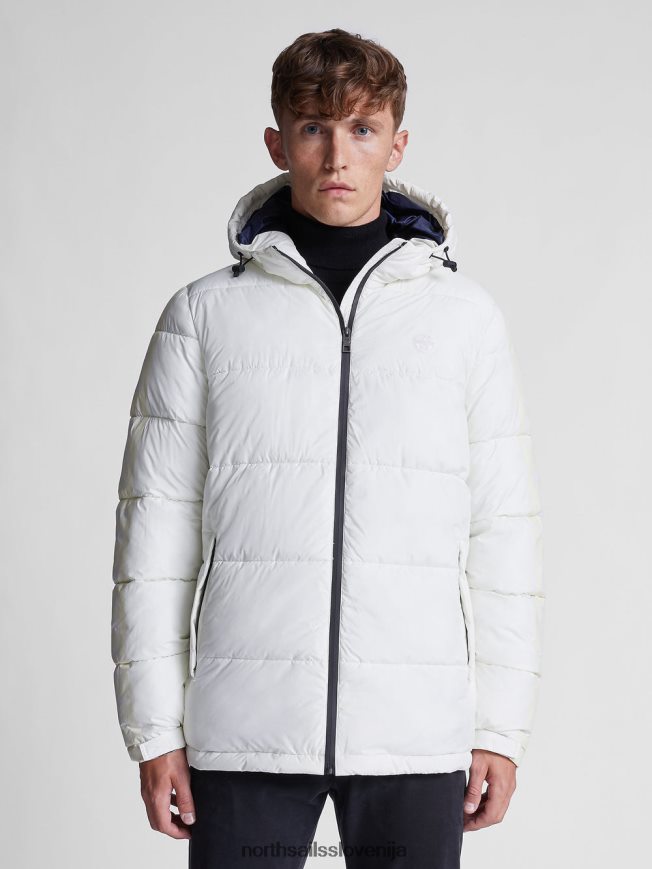 moški North Sails marshmallow dock jakna s kapuco oblačila ZBDXNV1295