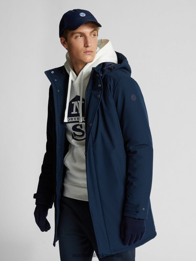 moški North Sails mornarsko modra varberg jakna oblačila ZBDXNV1331