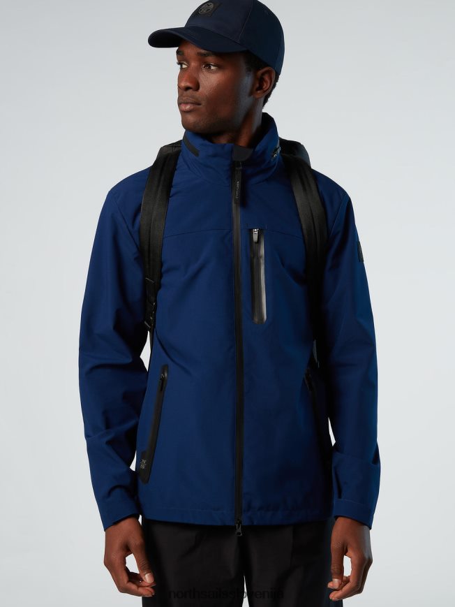 moški North Sails oceansko modra tech mornarska jakna oblačila ZBDXNV37