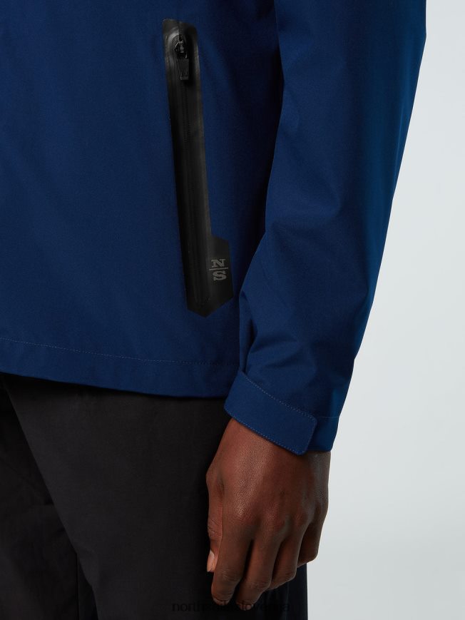 moški North Sails oceansko modra tech mornarska jakna oblačila ZBDXNV37