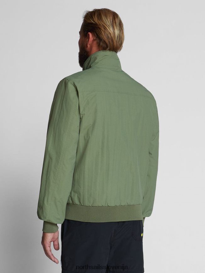 moški North Sails olivno zelena mornarska jakna oblačila ZBDXNV1219