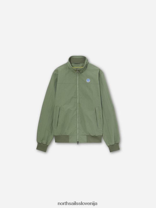 moški North Sails olivno zelena mornarska jakna oblačila ZBDXNV1219