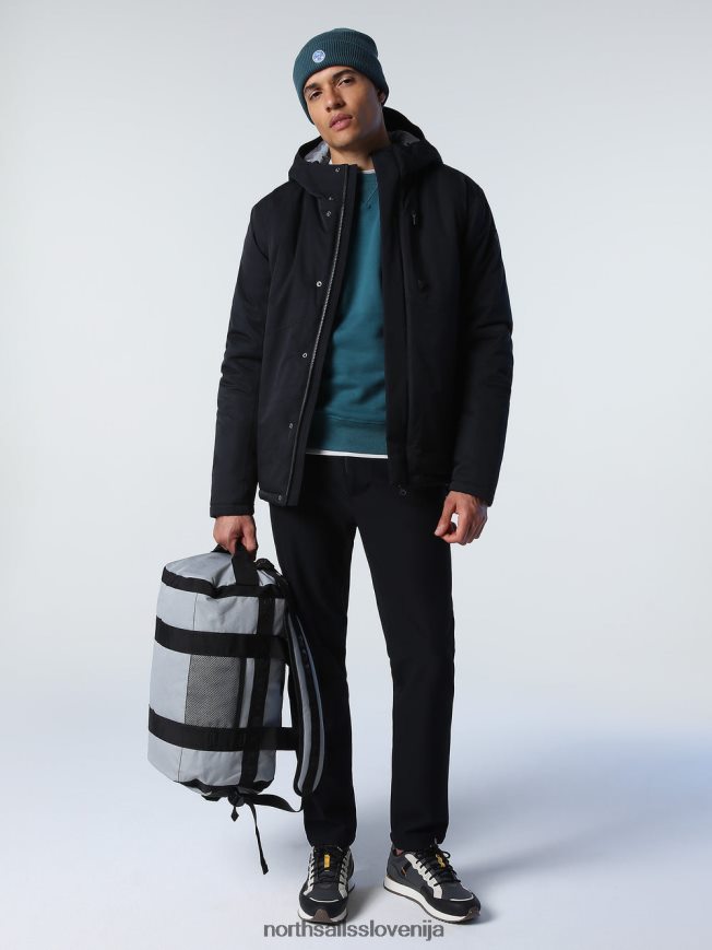 moški North Sails Črna admiralski suknjič oblačila ZBDXNV758