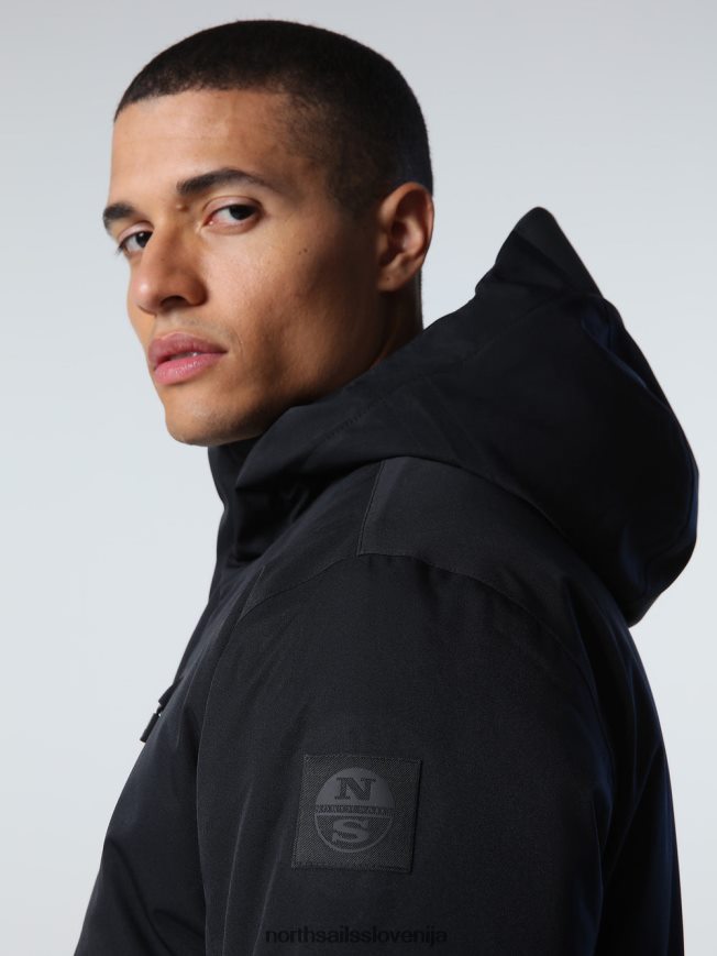 moški North Sails Črna admiralski suknjič oblačila ZBDXNV758