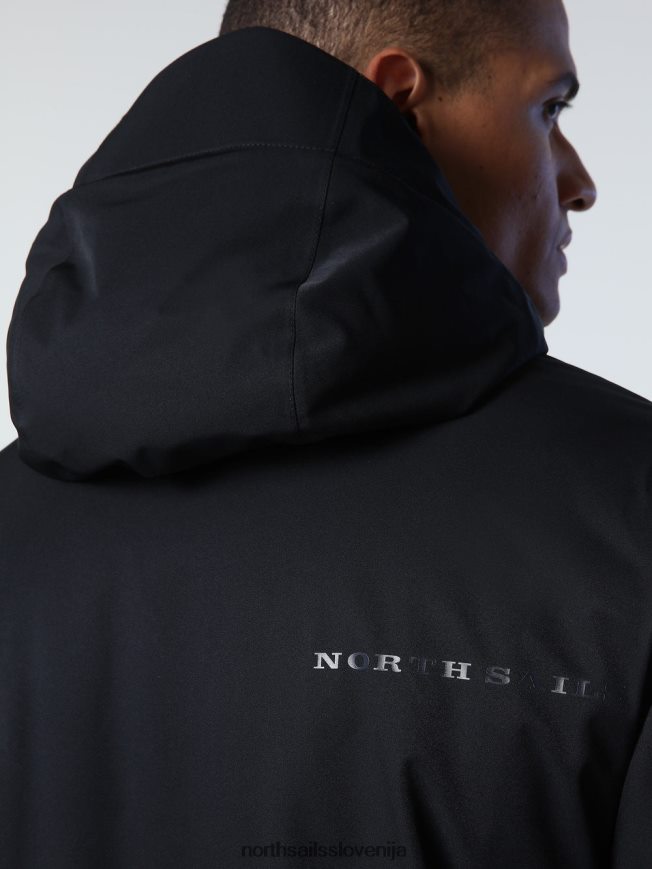 moški North Sails Črna admiralski suknjič oblačila ZBDXNV758