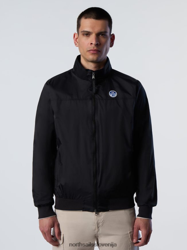 moški North Sails Črna mornarska jakna 2.0 oblačila ZBDXNV58