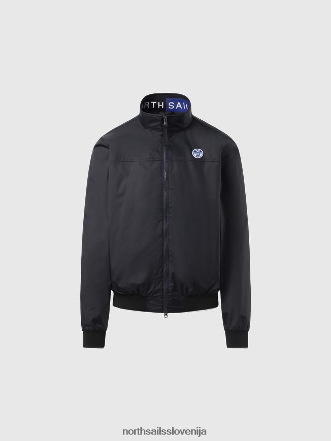moški North Sails Črna mornarska jakna 2.0 oblačila ZBDXNV58