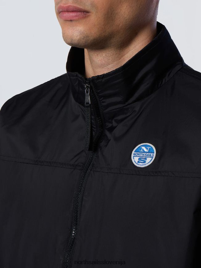 moški North Sails Črna mornarska jakna 2.0 oblačila ZBDXNV58