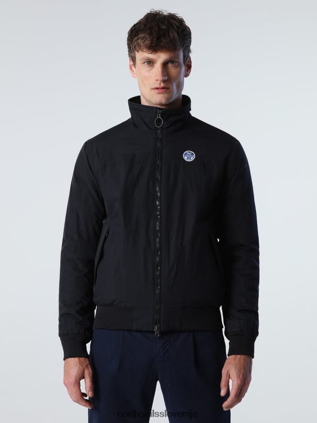 moški North Sails Črna original mornarska jakna oblačila ZBDXNV6