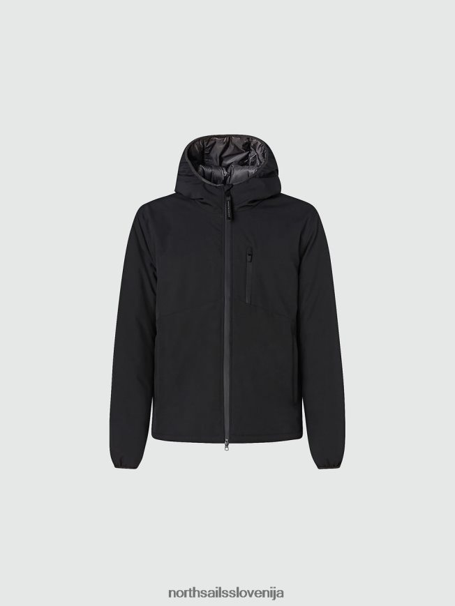 moški North Sails Črna stavanger jakna oblačila ZBDXNV762