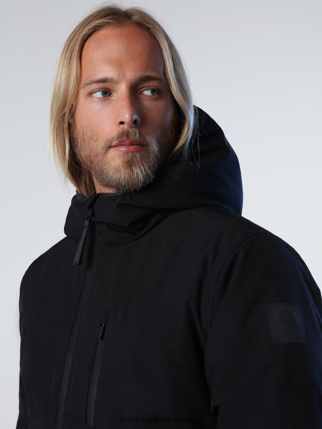 moški North Sails Črna stavanger jakna oblačila ZBDXNV762