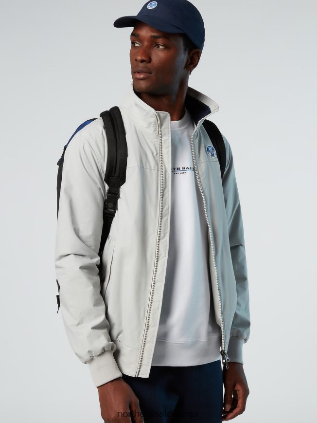 moški North Sails sivo vijolična mornarska jakna original oblačila ZBDXNV34