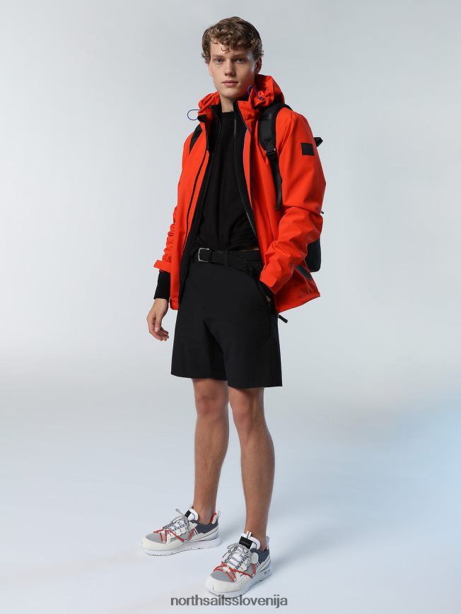 moški North Sails svetlo oranžna tech mornarska jakna oblačila ZBDXNV36