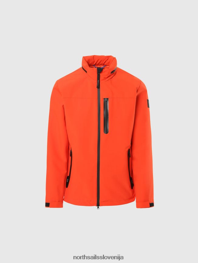 moški North Sails svetlo oranžna tech mornarska jakna oblačila ZBDXNV36