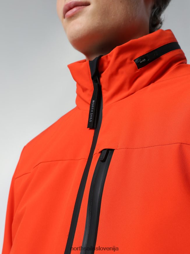 moški North Sails svetlo oranžna tech mornarska jakna oblačila ZBDXNV36
