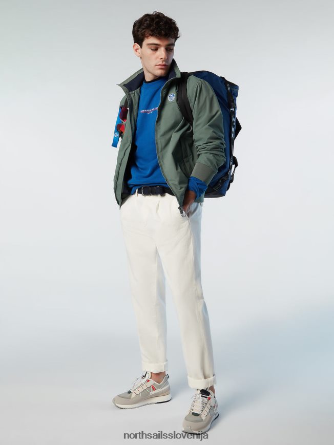 moški North Sails vojaško zelena mornarska jakna original oblačila ZBDXNV33