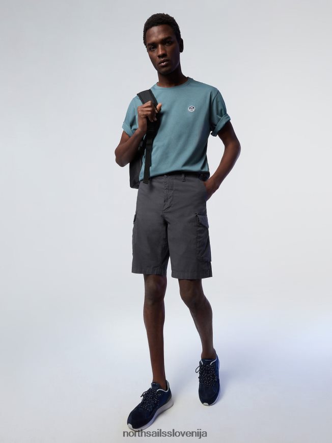 moški North Sails asfalt kratke hlače iz eko-poplina oblačila ZBDXNV337