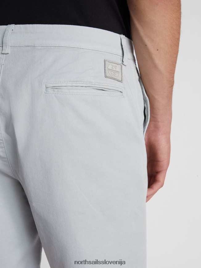 moški North Sails sivo vijolična zvezda bermuda hlače iz gabardina 1987 oblačila ZBDXNV1093