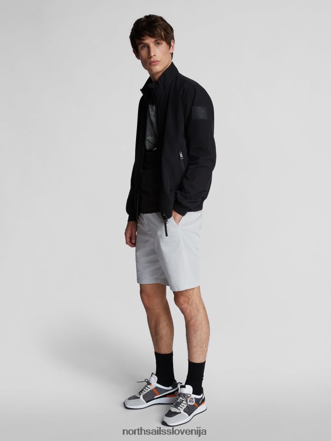 moški North Sails sivo vijolična zvezda bermuda hlače iz gabardina 1987 oblačila ZBDXNV1093