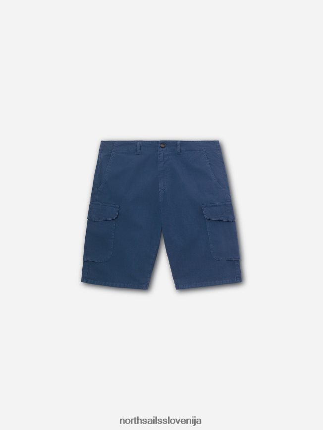 moški North Sails temen denim kratke hlače iz poplina ranger 1937 oblačila ZBDXNV1168