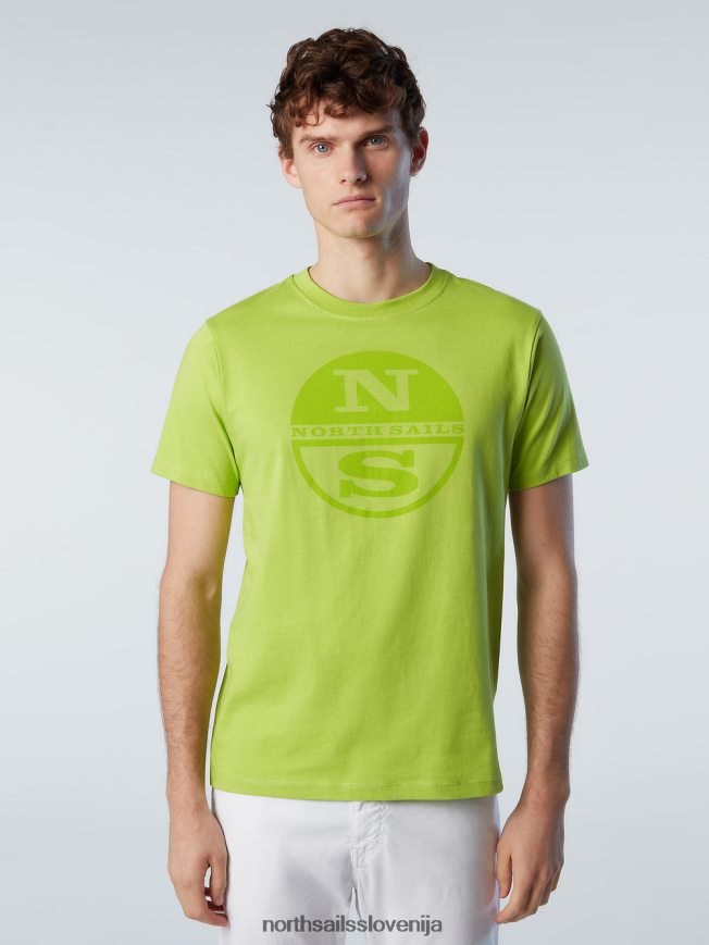moški North Sails apno majica s potiskom maksi logotipa oblačila ZBDXNV173