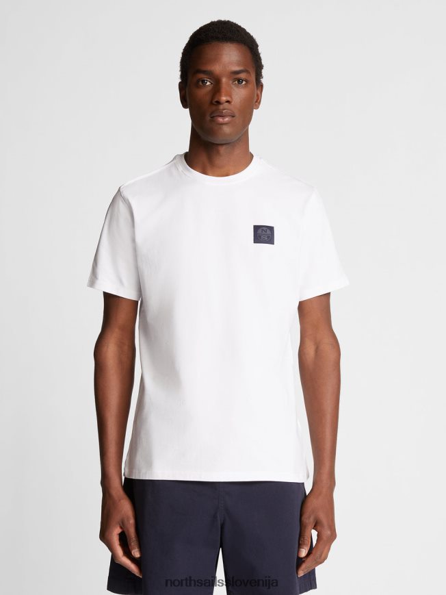 moški North Sails bela majica z dolgimi rokavi oblačila ZBDXNV1265