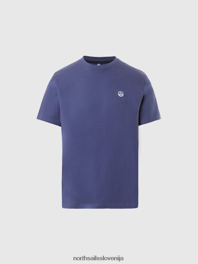 moški North Sails oceansko modra majica z našitkom iz filca oblačila ZBDXNV198