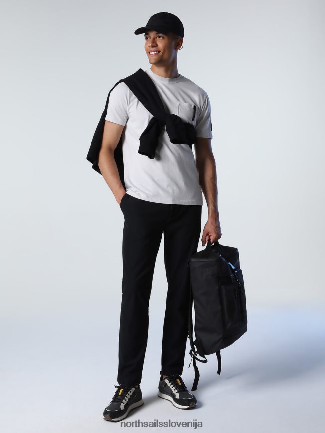 moški North Sails sivo vijolična majica s prsnim žepom oblačila ZBDXNV812