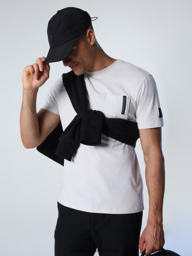 moški North Sails sivo vijolična majica s prsnim žepom oblačila ZBDXNV812